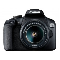 ციფრული კამერა Canon EOS 2000D Black + Lens EF-S 18-55 IS II